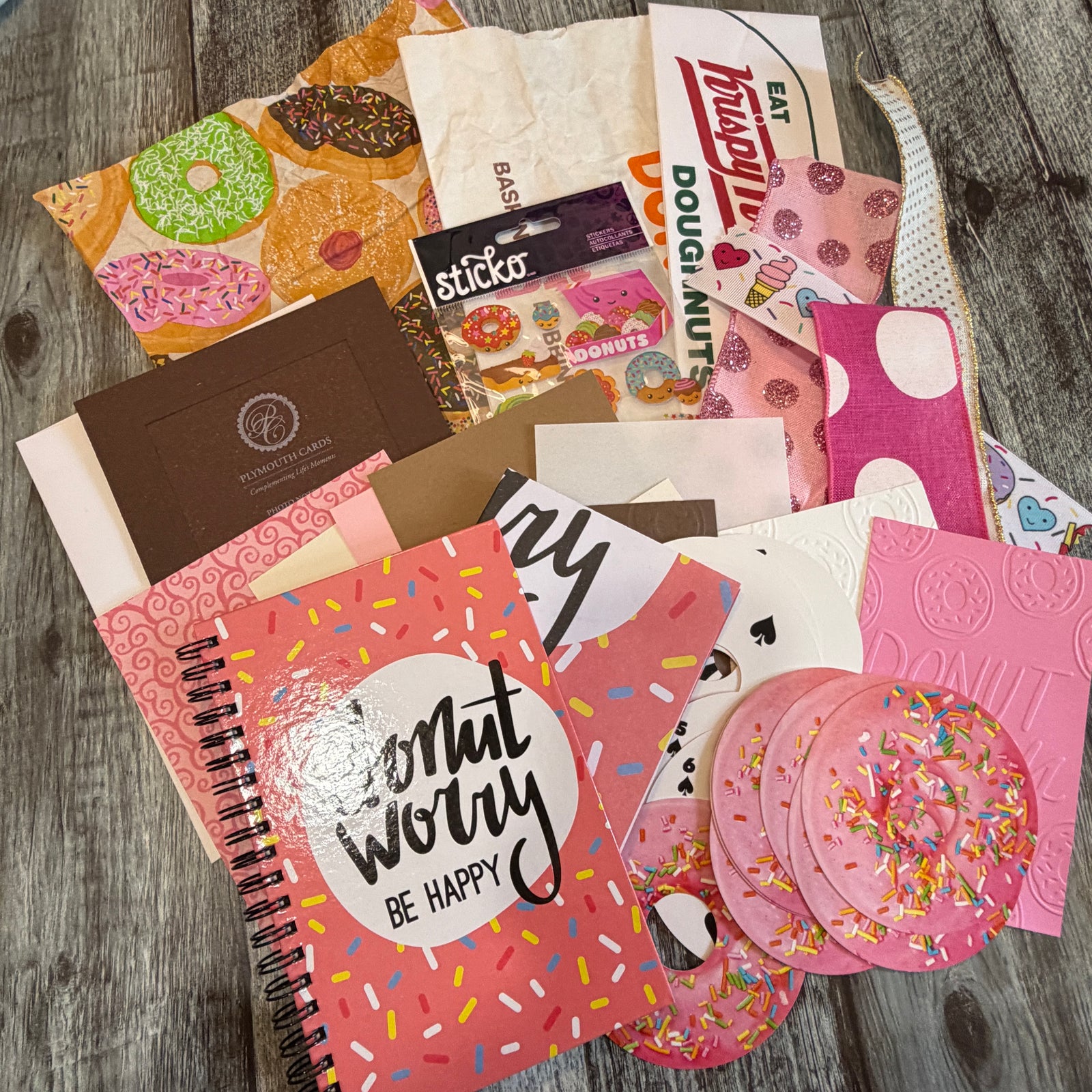 Donut grab bag - journal or rubber stamp