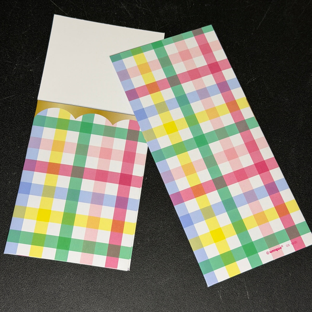 Plaid pockets - 2 pack