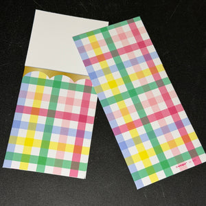 Plaid pockets - 2 pack