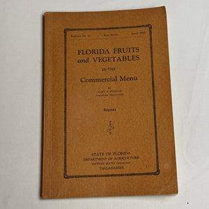 Florida Fruits & Vegetables in the Commercial Menu