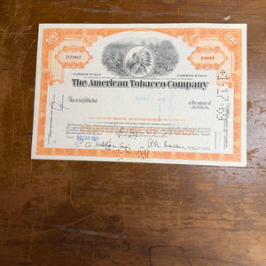 Stock Certificates