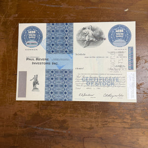 Stock Certificates