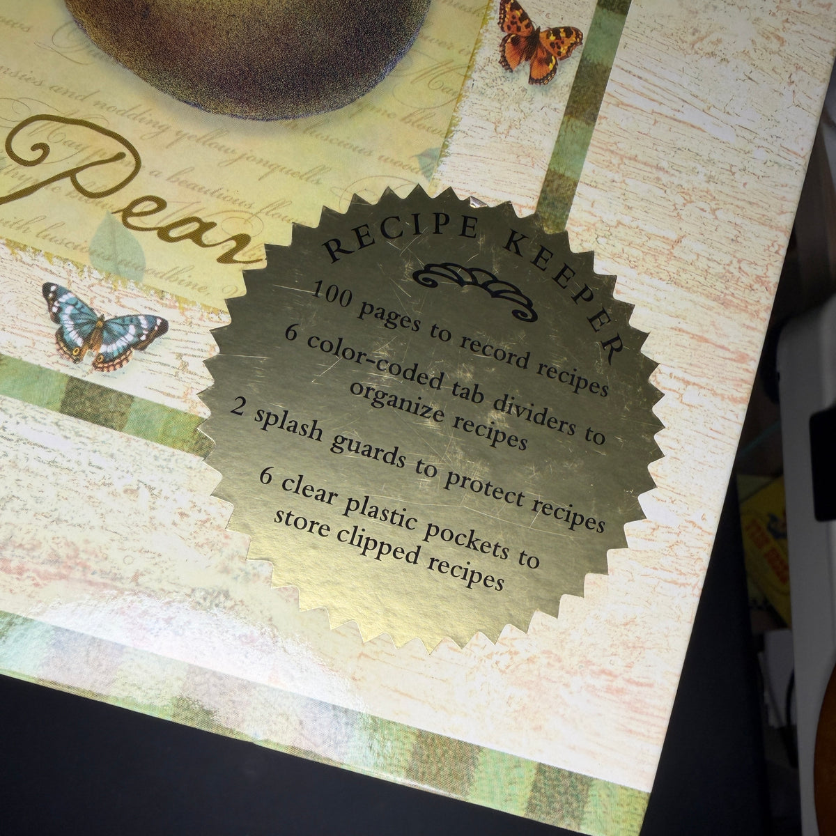 Pear recipe keeper