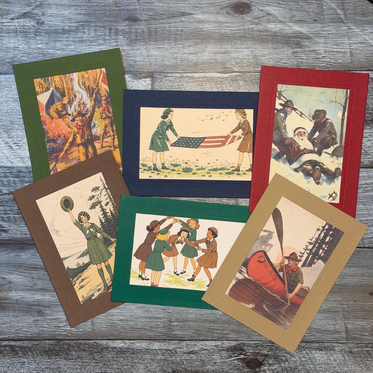 Scouts "Greetings from the Past" cards