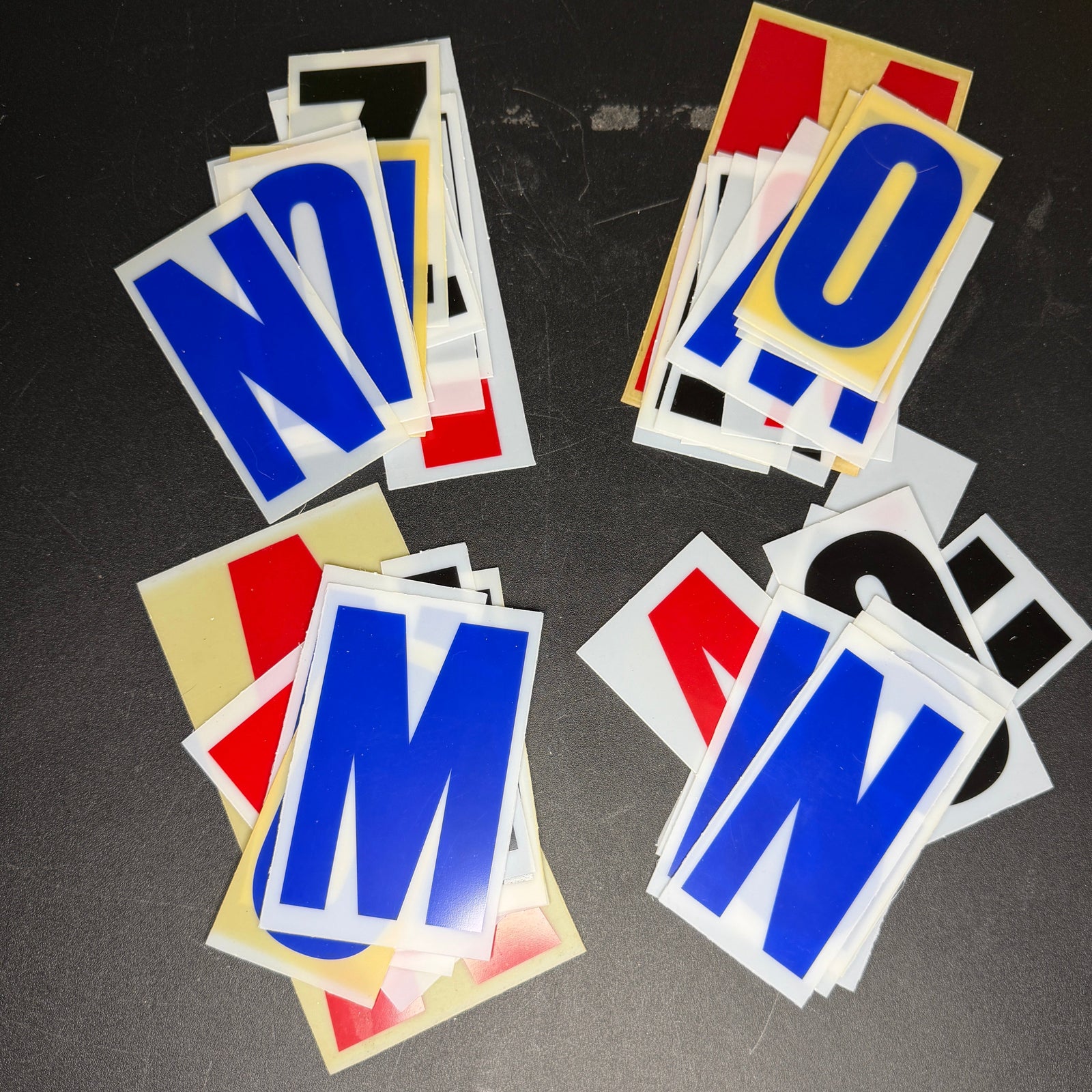 Plastic Sign Letters & Numbers – 11 Piece Bundle