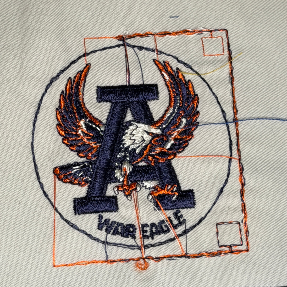 Auburn War Eagle patch - LTP
