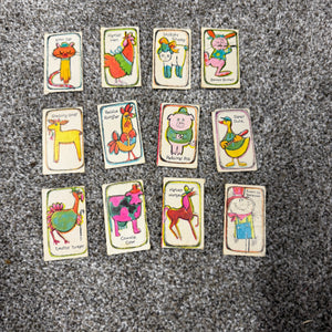 Mini Animail cards - set of 12