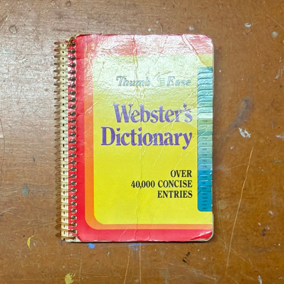 Thumb Ease Webster Dictionary