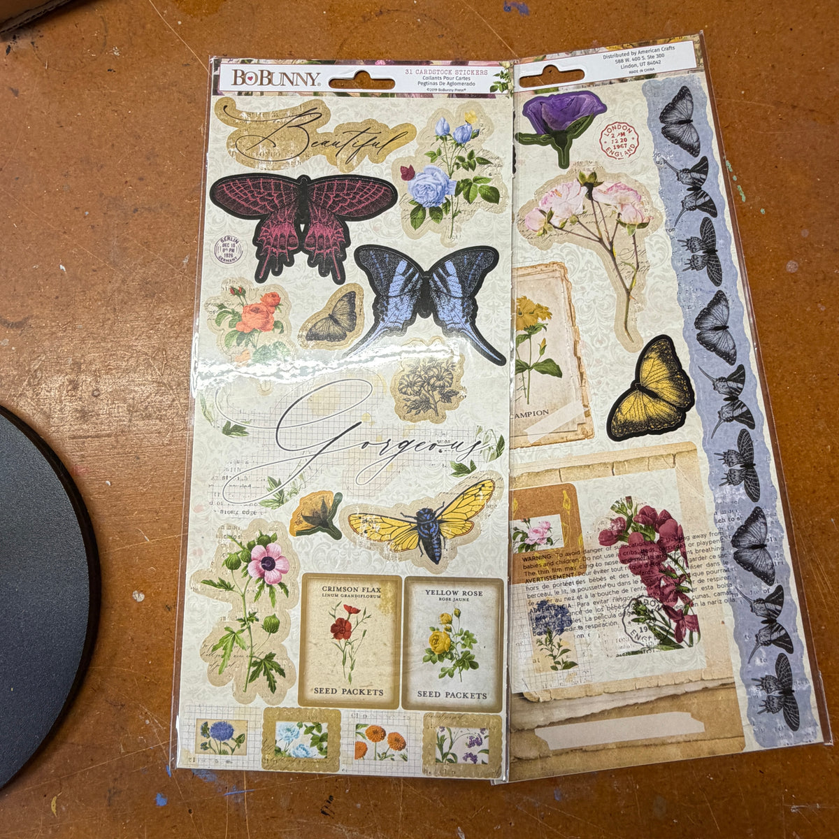 BoBunny Beautiful Things stickers