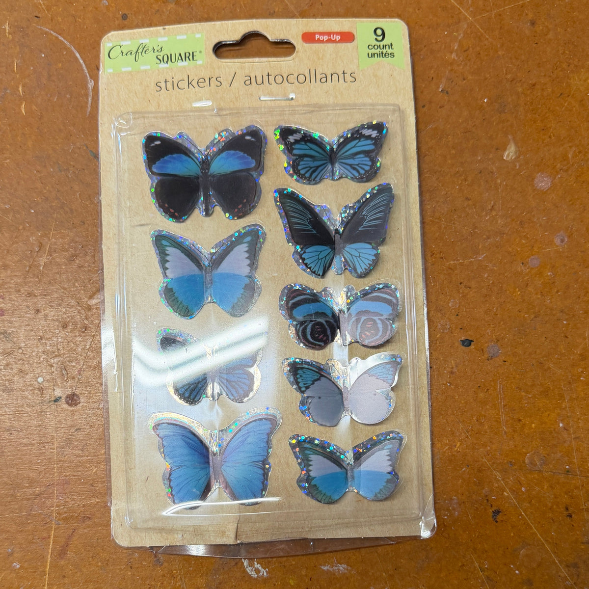 Pop Up Butterfly stickers