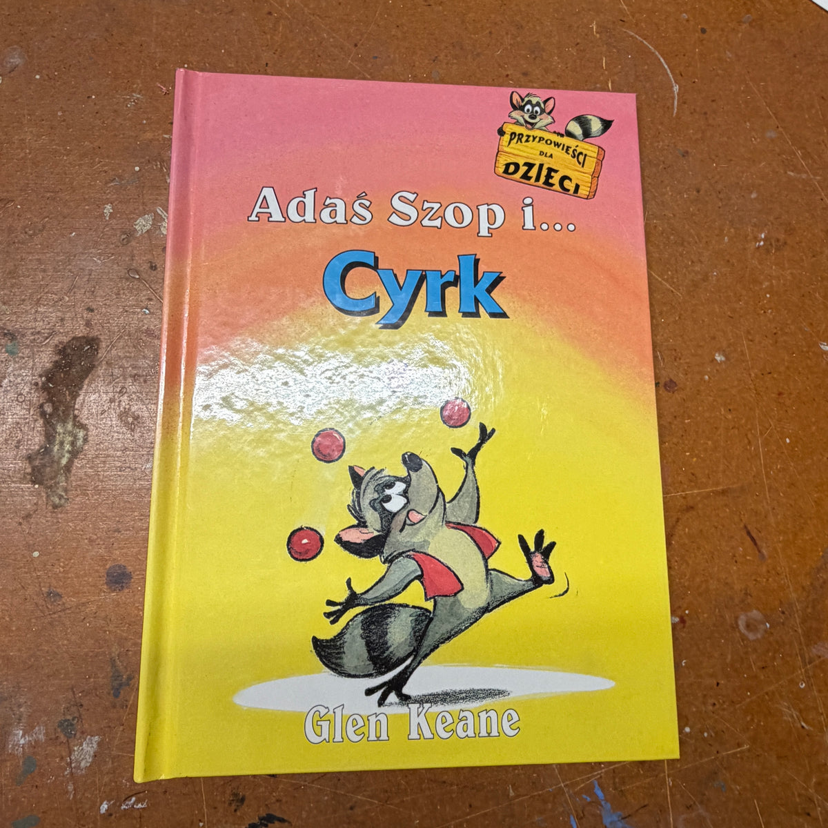 Polish children's books - Racoon Adam