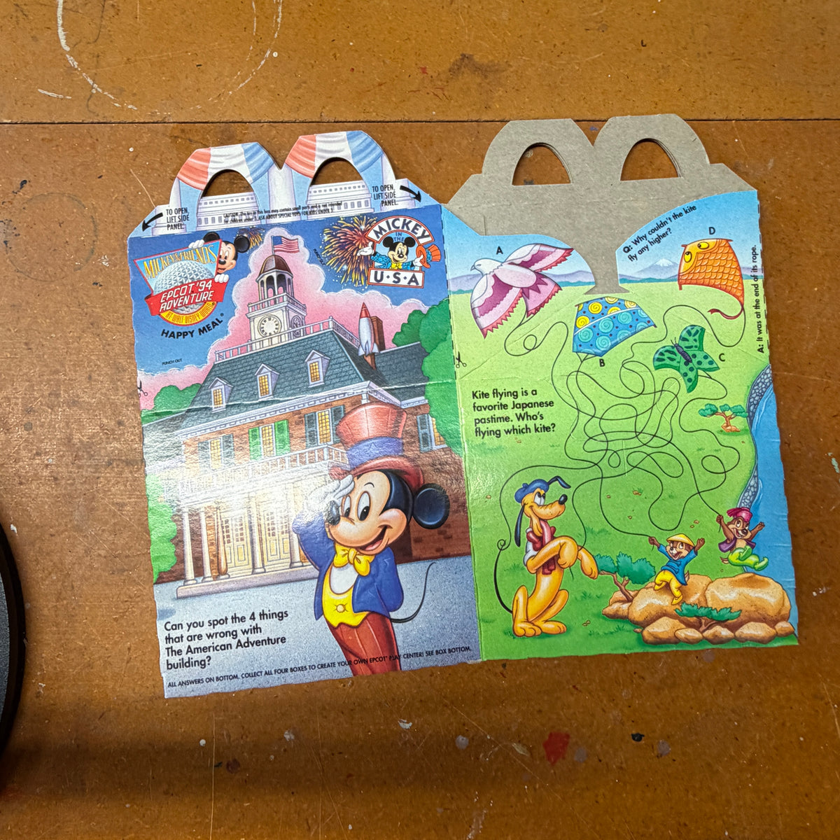 Happy Meal box - empty