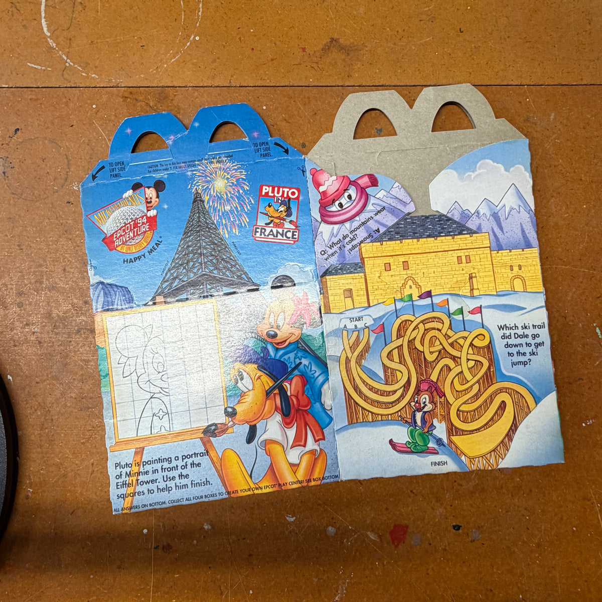 Happy Meal box - empty