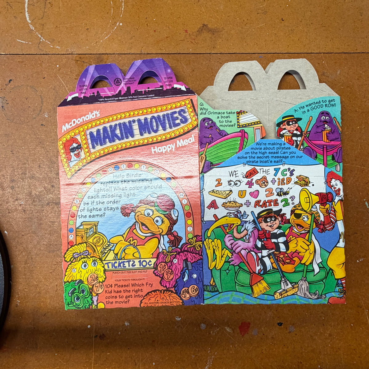 Happy Meal box - empty
