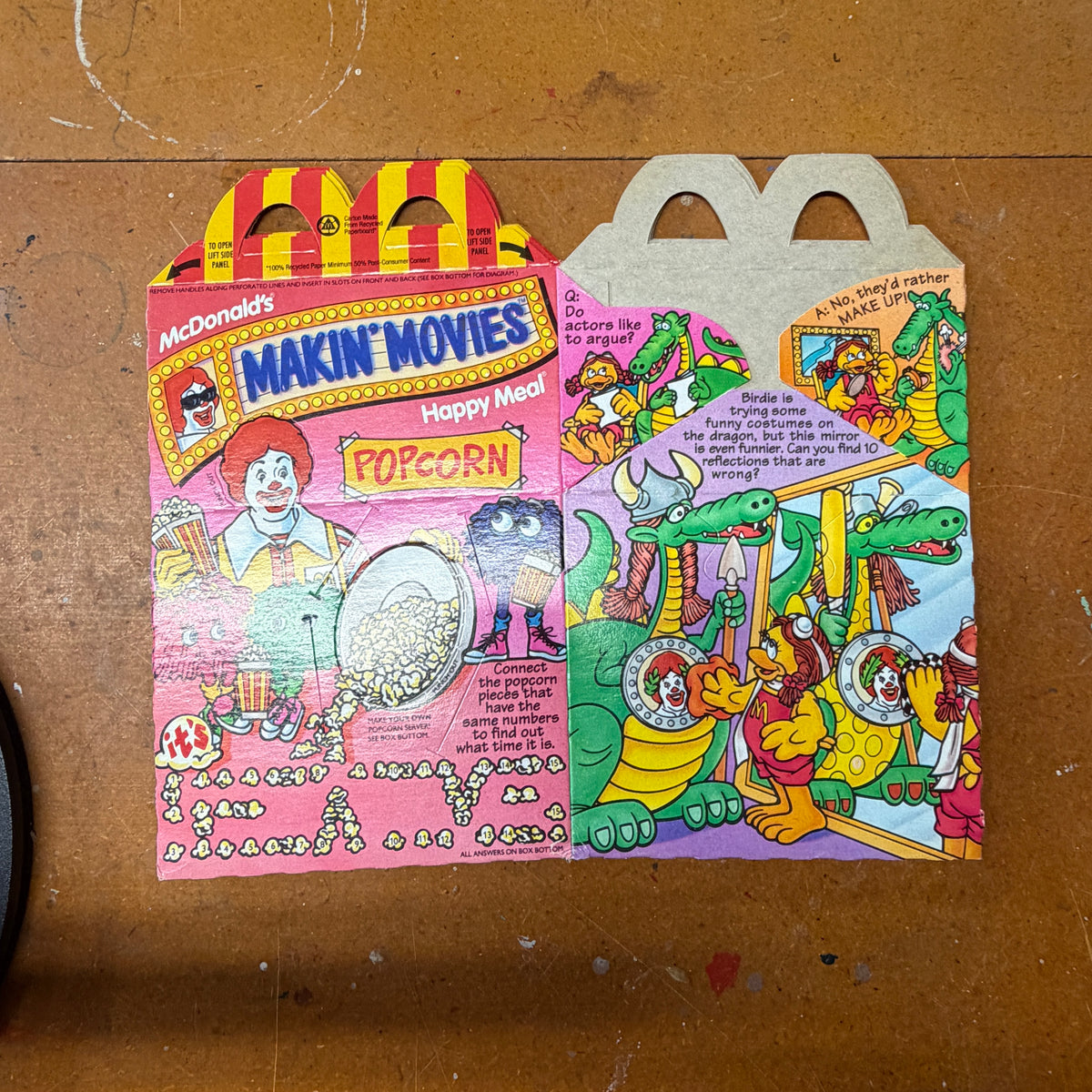 Happy Meal box - empty