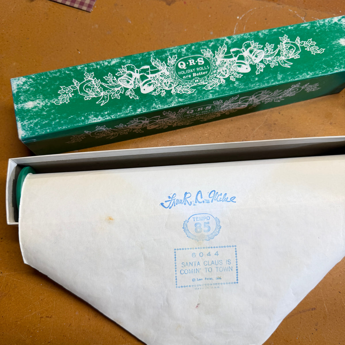 Christmas Player Piano rolls