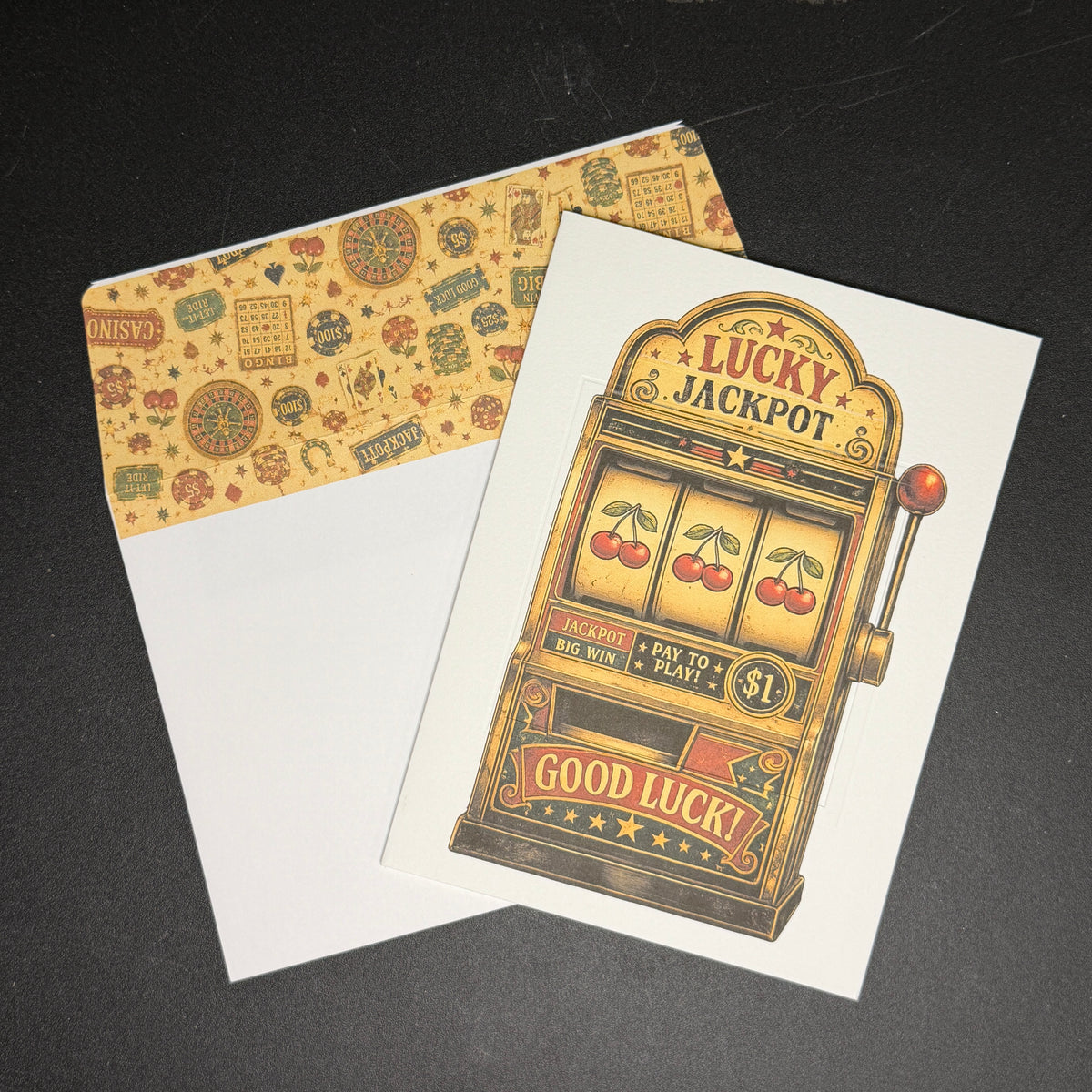 Slot machine card - 4 pack