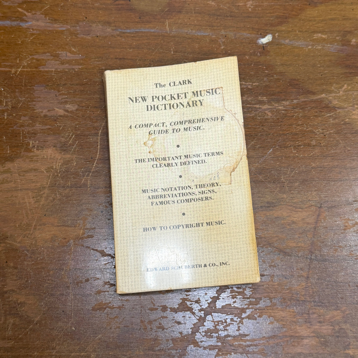 New Pocket Music Dictionary