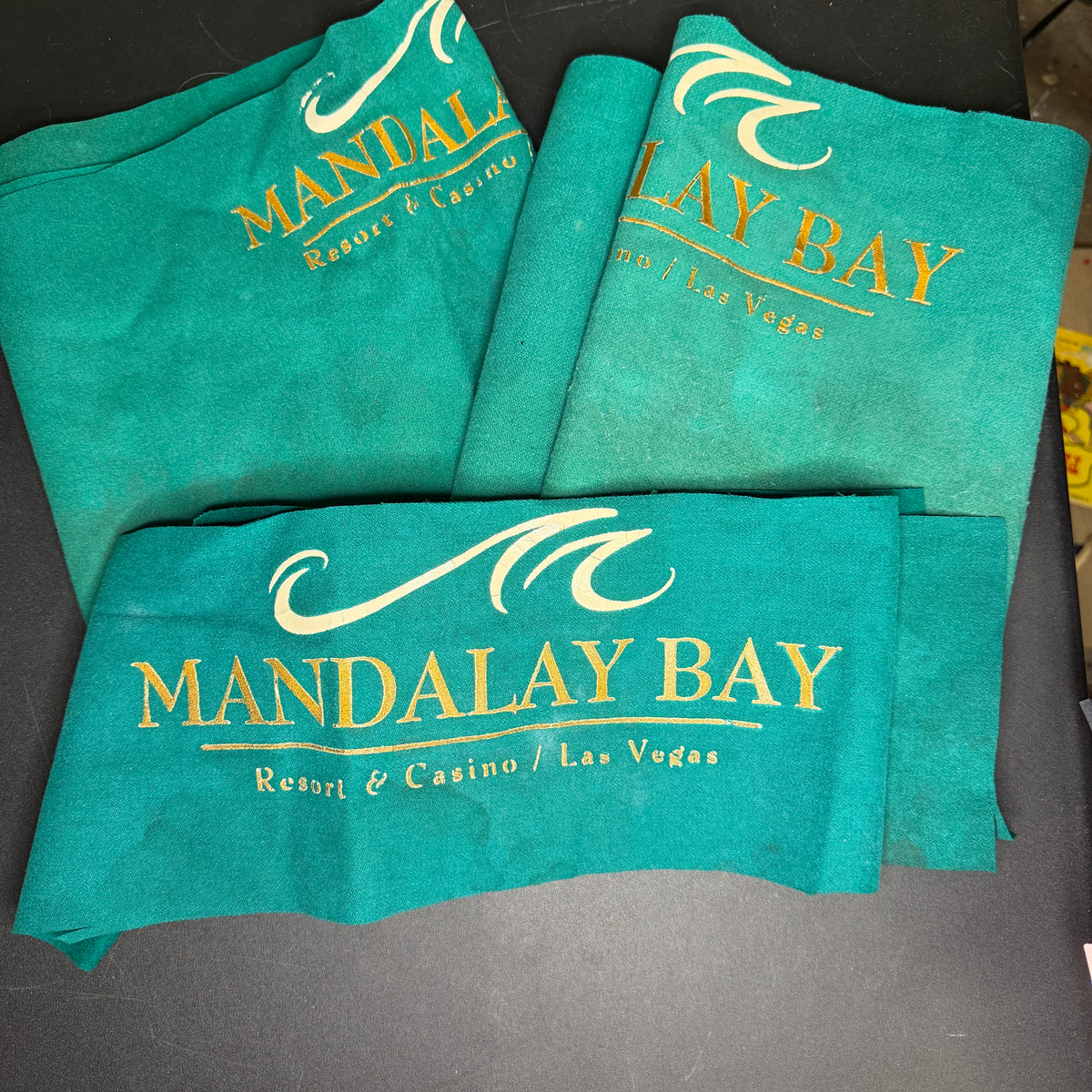 Authentic Mandalay Bay Roulette Table Felt piece