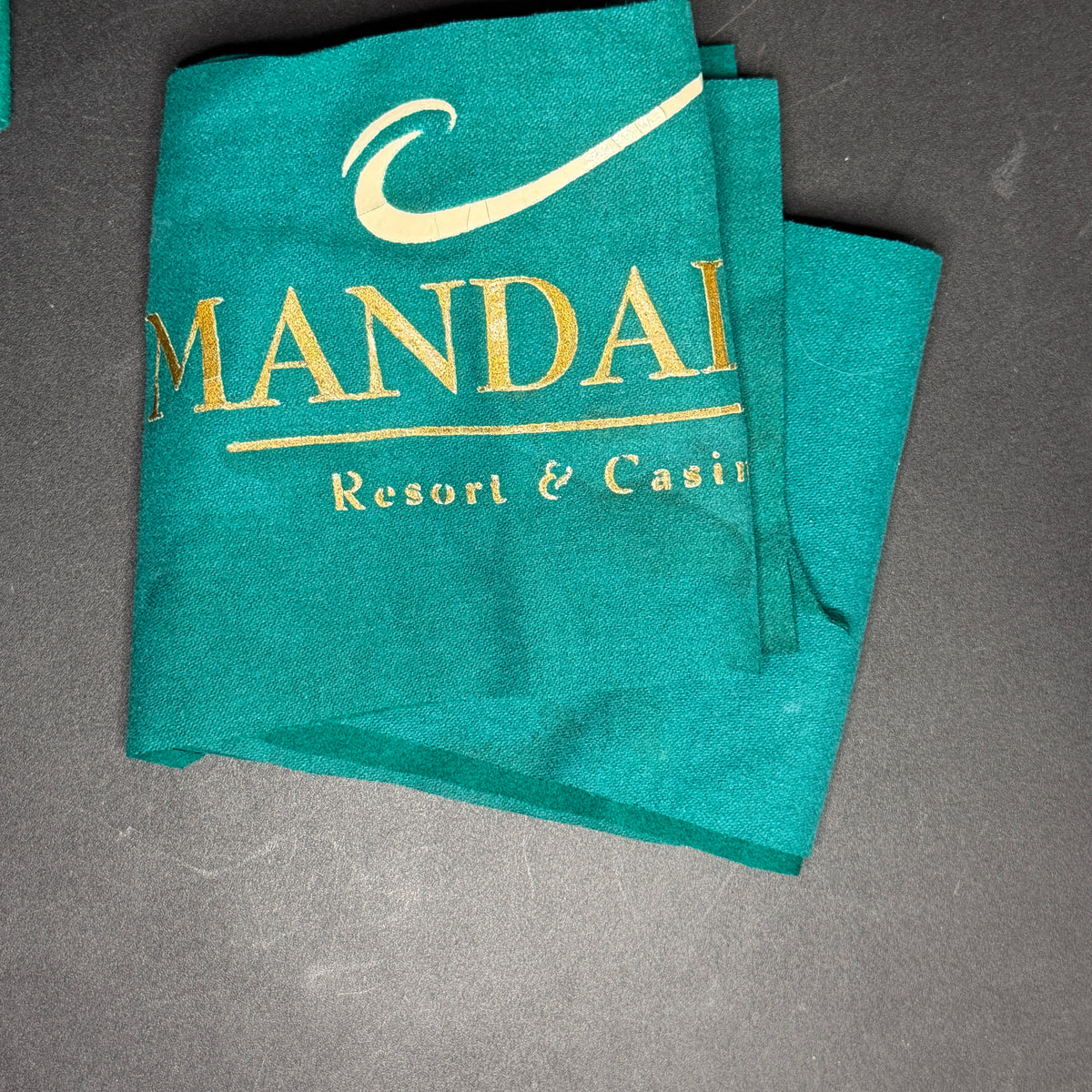 Authentic Mandalay Bay Roulette Table Felt piece