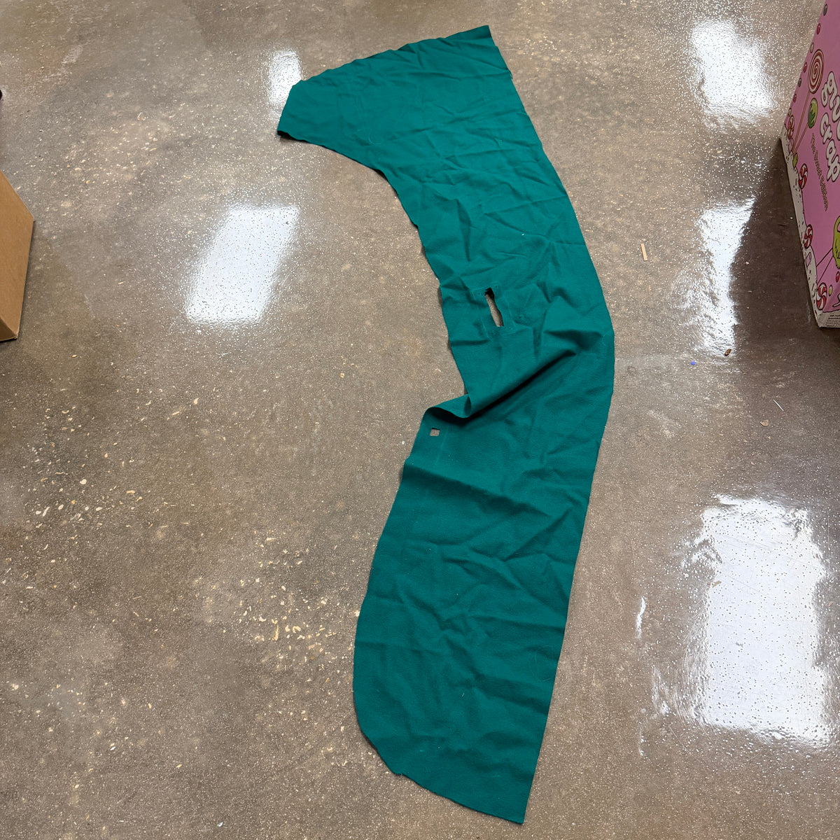 Authentic Retired Casino Roulette Table Felt – Large Piece