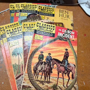 Classics Illustrated comic books
