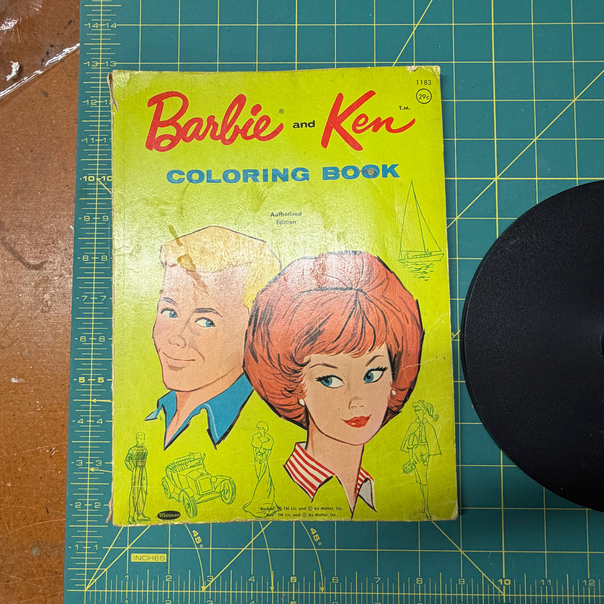 Barbie and Ken coloring book