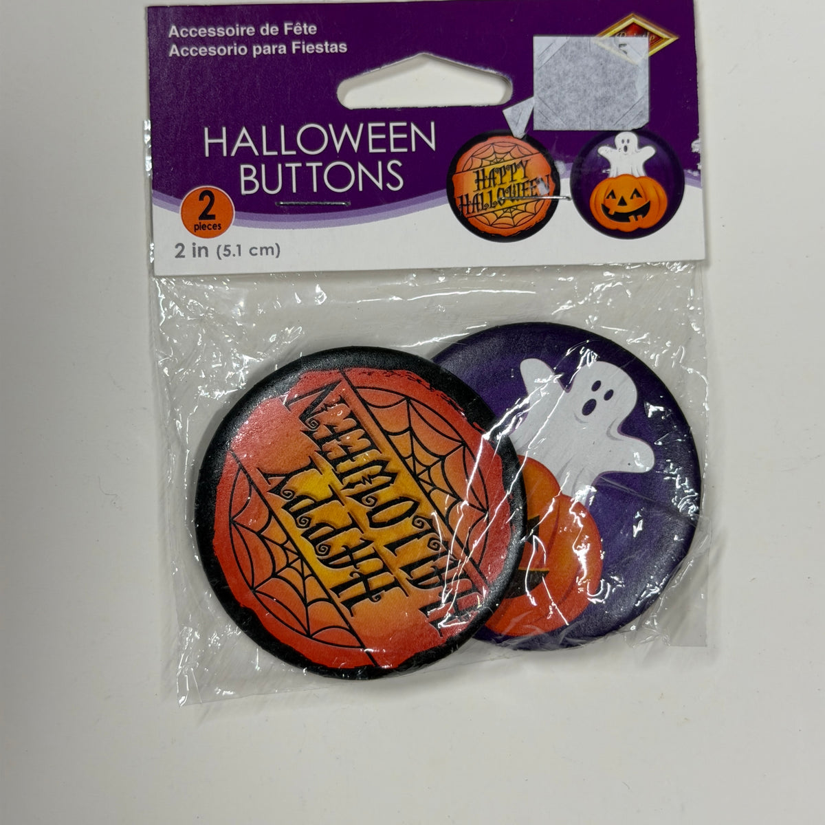 Halloween button pins