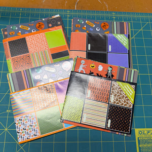 Halloween scrapbook paper & sticker bundle