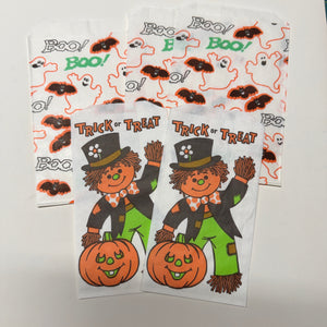 Vintage Halloween treat bags - set of 5