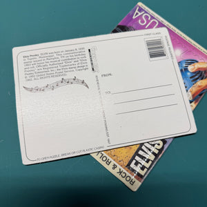 Elvis puzzle postcard