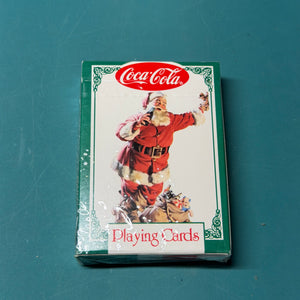 Santa Coca-Cola playing cards