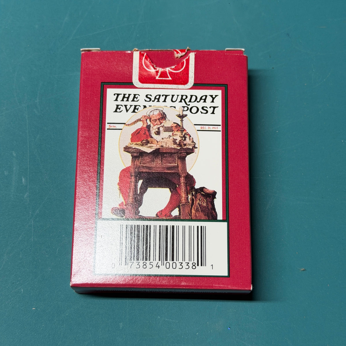 Santa Coca-Cola playing cards