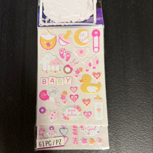 Baby girl stickers