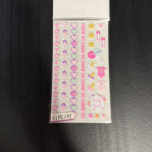 Baby girl stickers