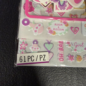 Baby girl stickers