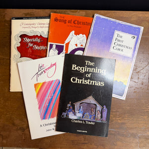 Christmas Church Music Booklets – Set of 5