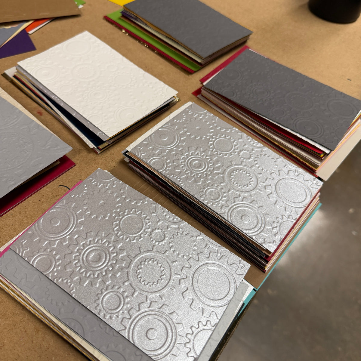 Embossed Cardstock Paper Packs - 24/pack