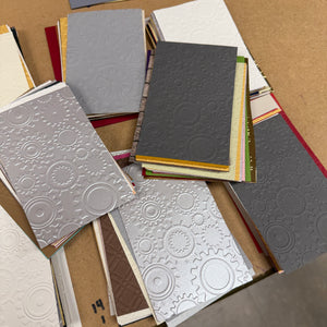 Embossed Cardstock Paper Packs - 24/pack
