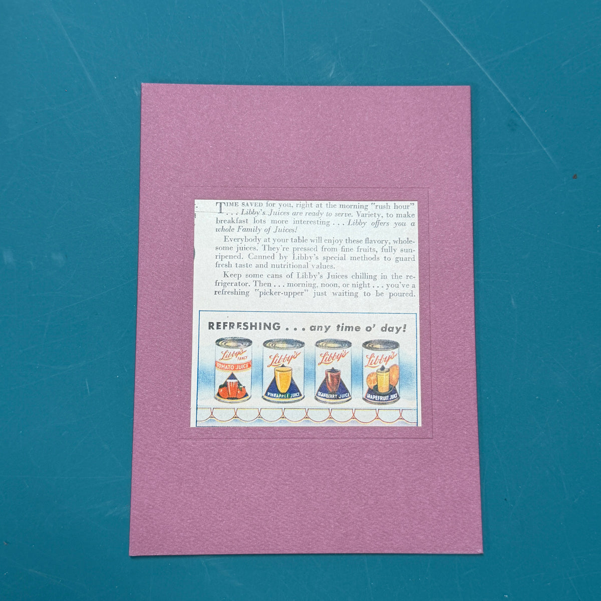 Vintage Ad cards