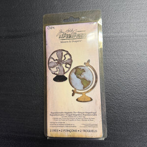 Tim Holtz Vintage Fan & Globe set