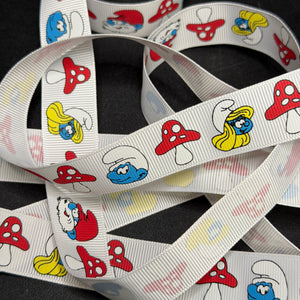 Smurf ribbon - by the yard
