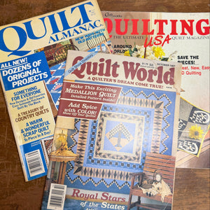 Quilting magazines
