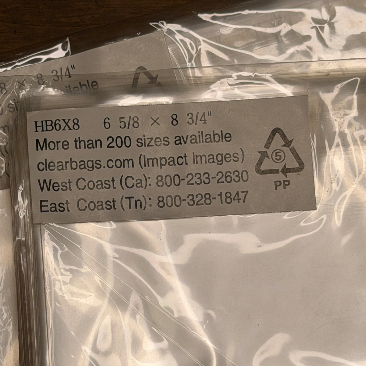 Plastic Sleeves/Bags
