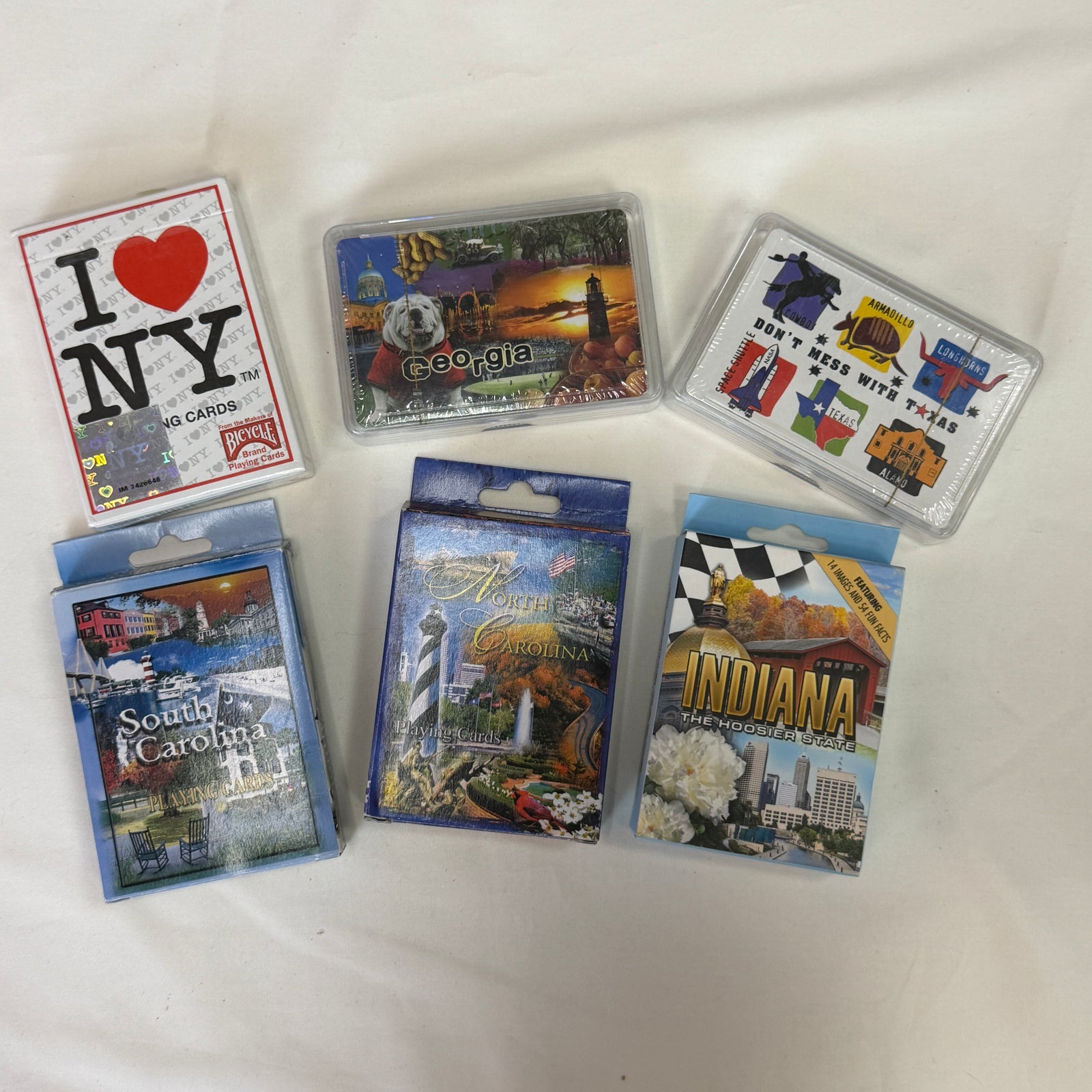 US States playing cards - New