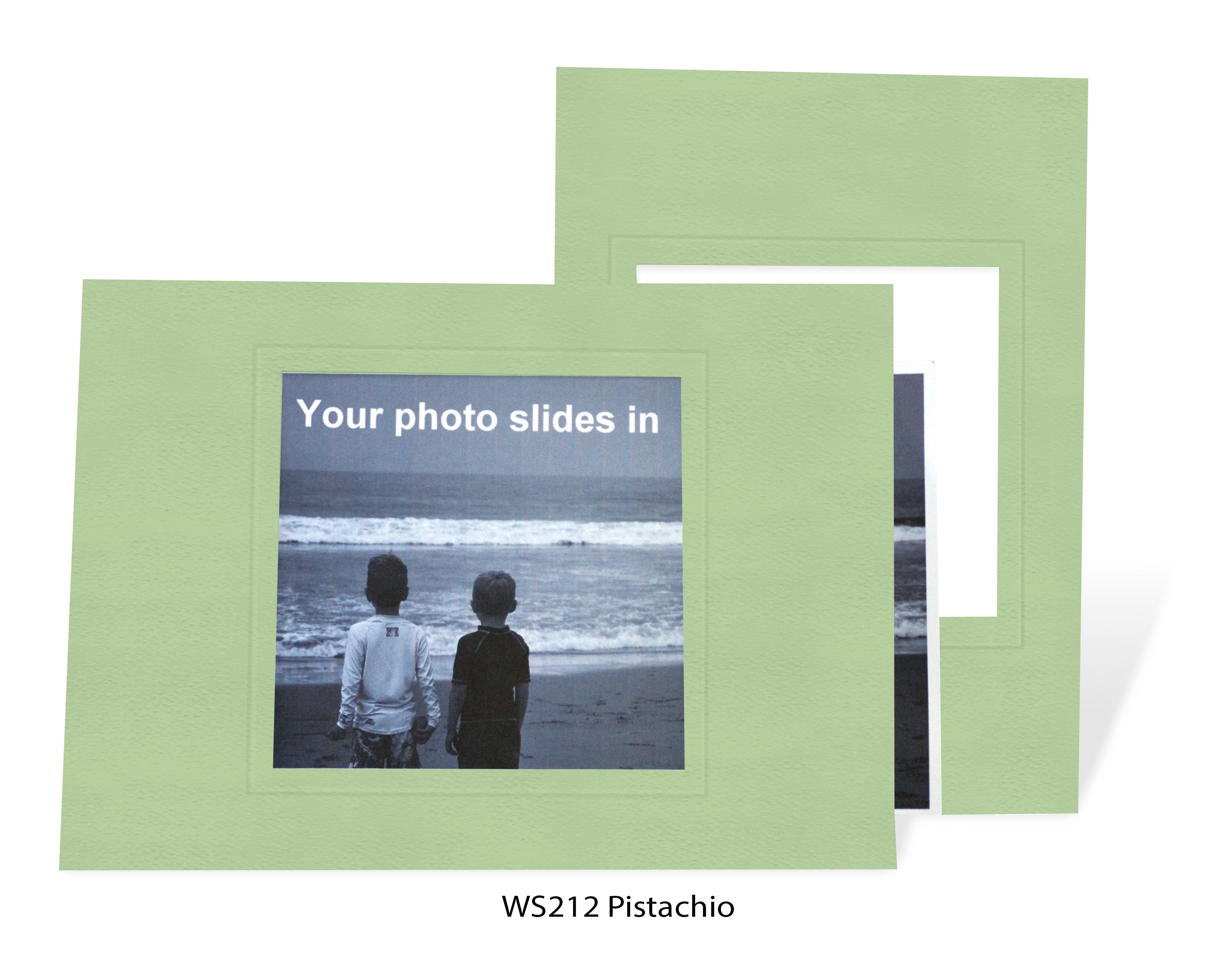 Pistachio Insert Note Card for 4x4 image #WS212 - Plymouth Cards