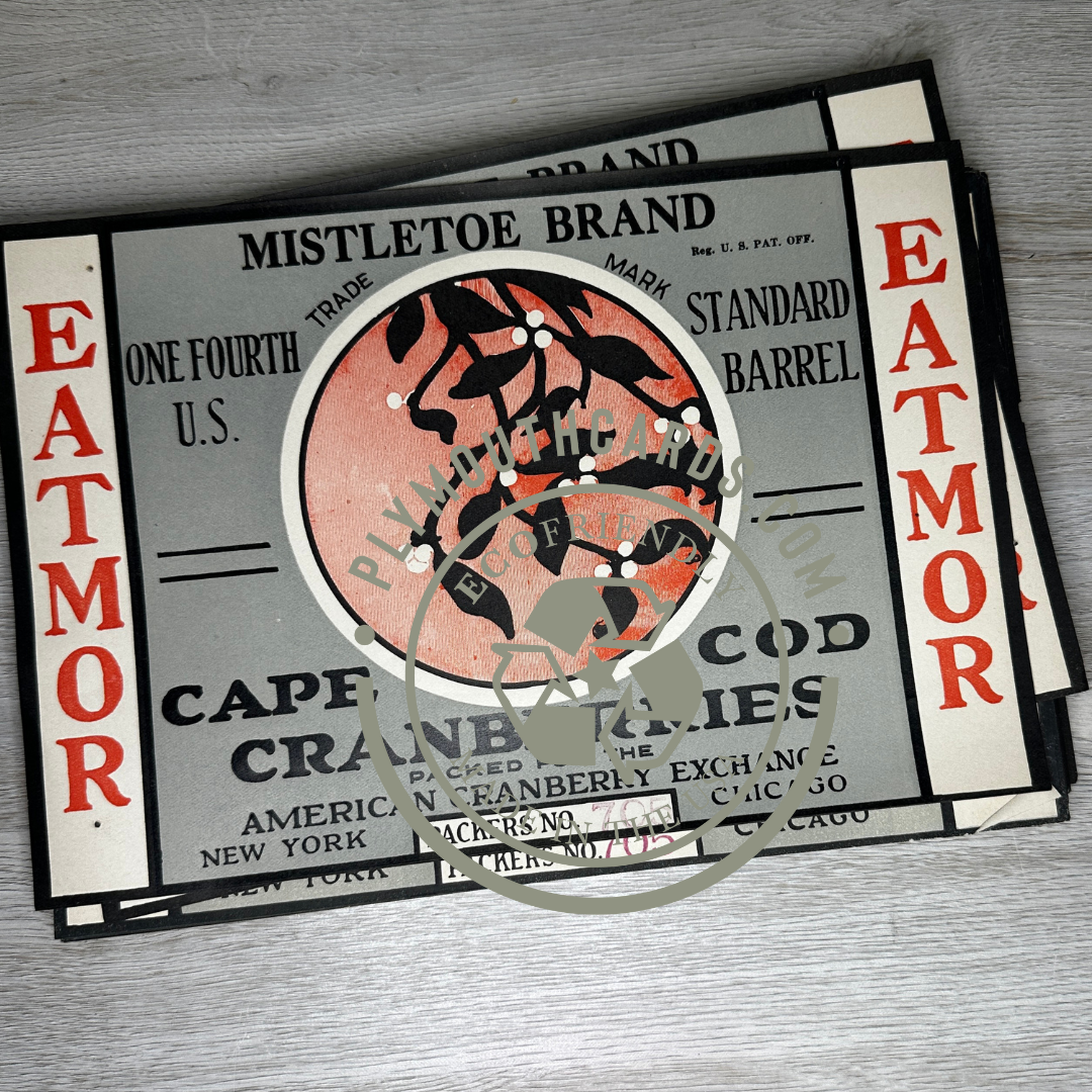 Cape Cod Cranberries crate labels