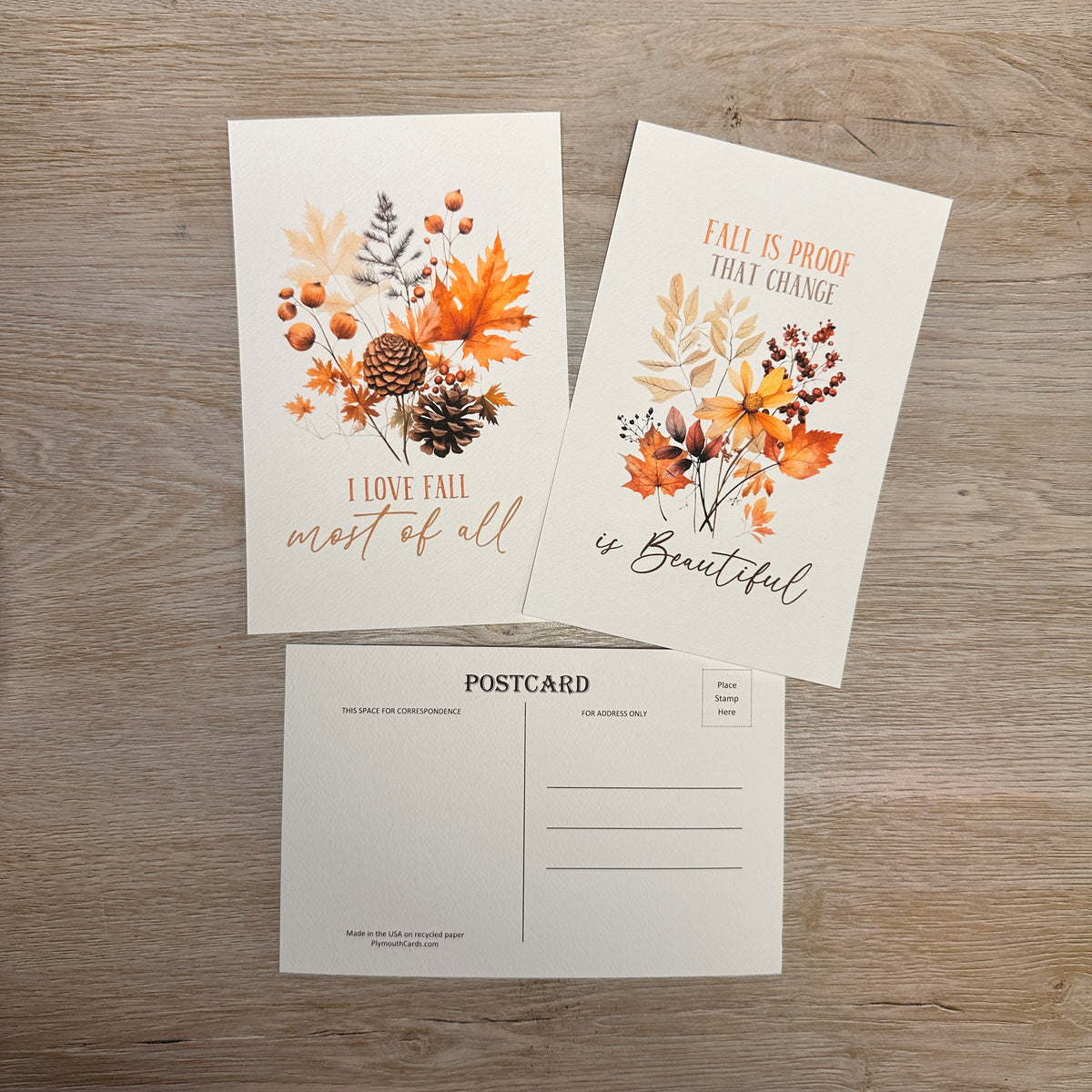 Autumn stationery kit