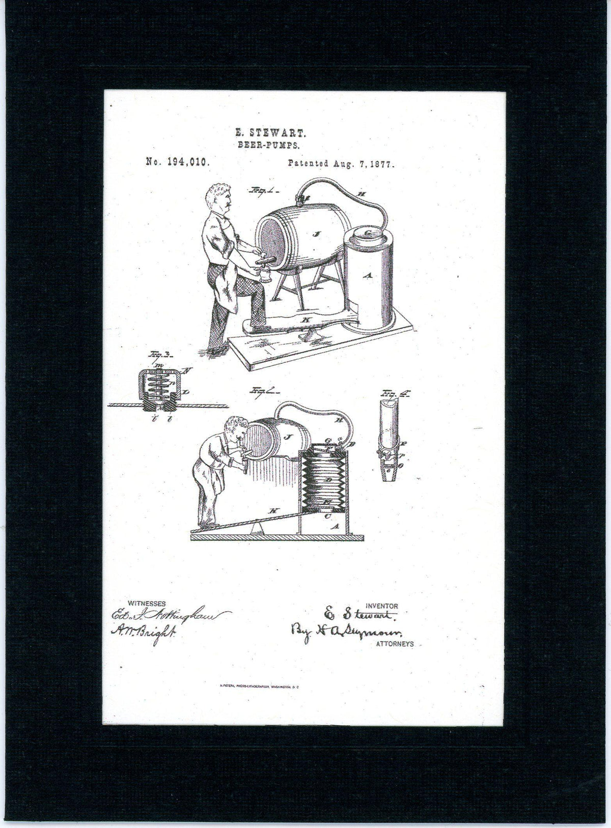 Beer Patents patent card set