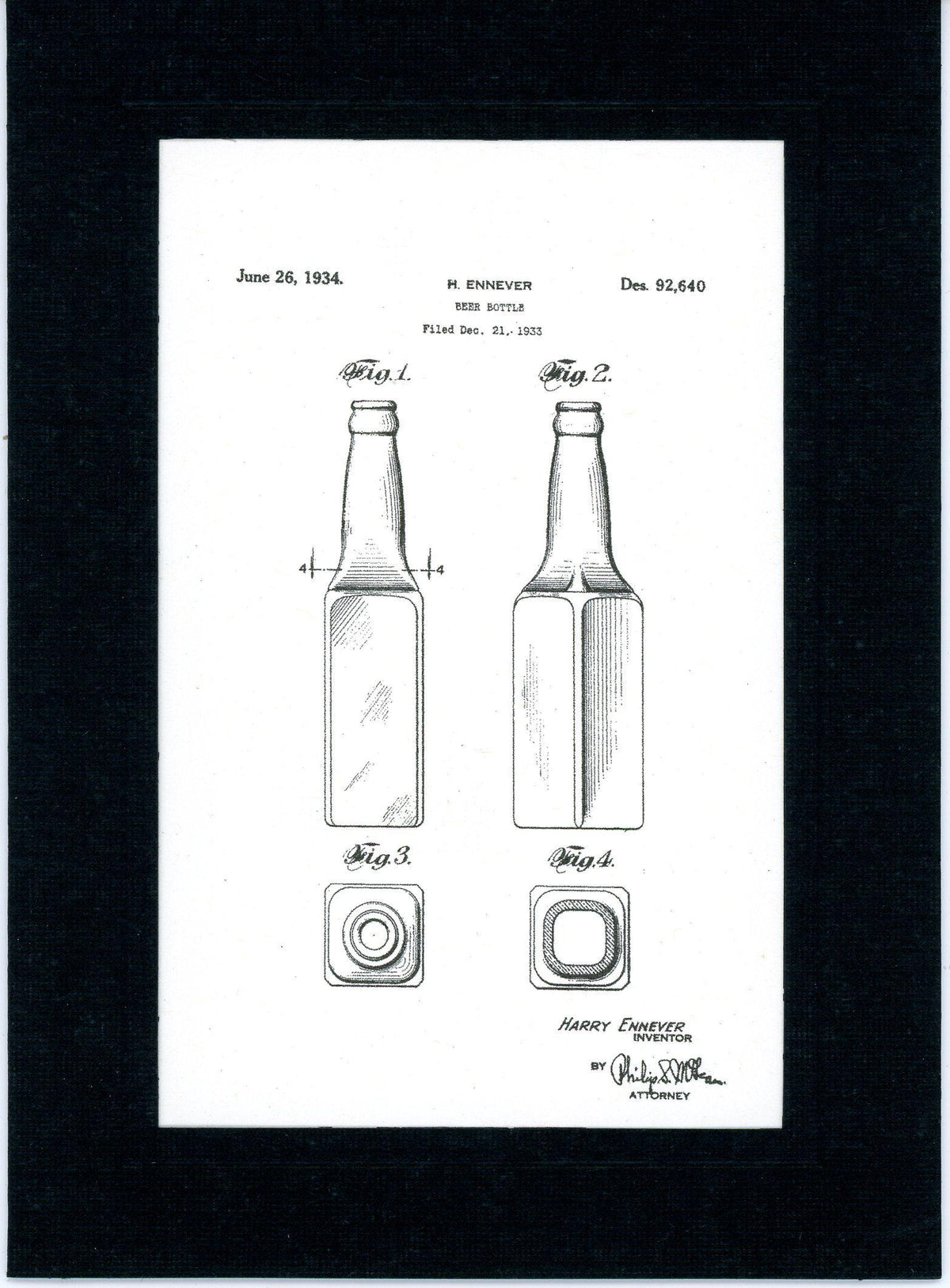 Beer Patents patent card set